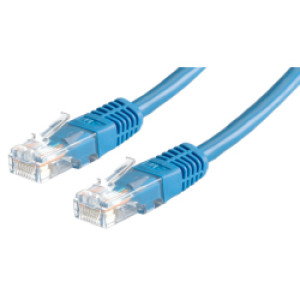 UTP mrežni kabel Cat.5e, 0.5m, plavi